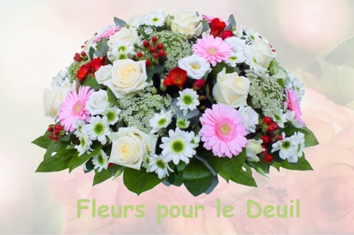 fleurs deuil YVRE-L-EVEQUE